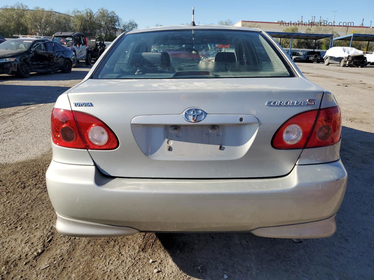 2004 Toyota Corolla Ce Silver vin: 2T1BR32E64C313414