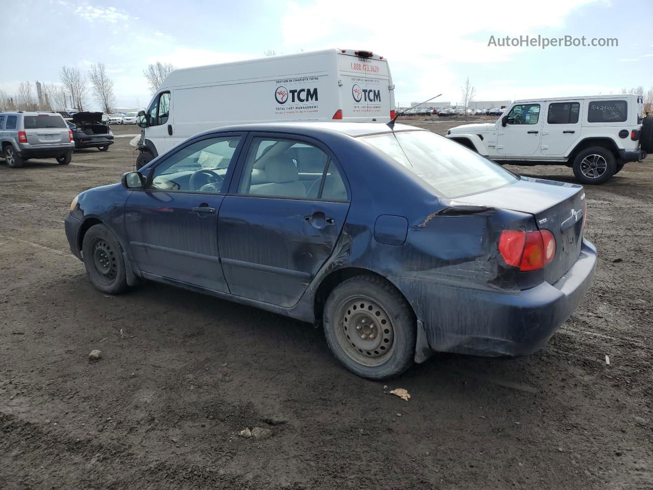 2004 Toyota Corolla Ce Blue vin: 2T1BR32E64C832401