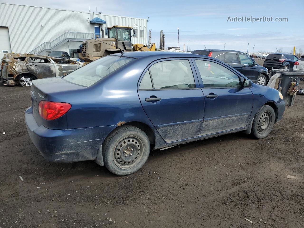 2004 Toyota Corolla Ce Blue vin: 2T1BR32E64C832401