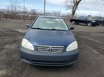 2004 Toyota Corolla Ce Blue vin: 2T1BR32E64C832401