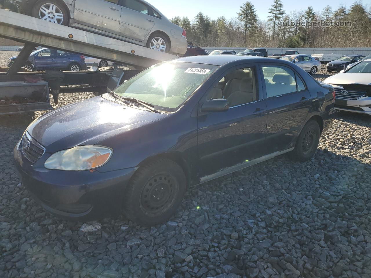 2005 Toyota Corolla Ce Blue vin: 2T1BR32E65C337858