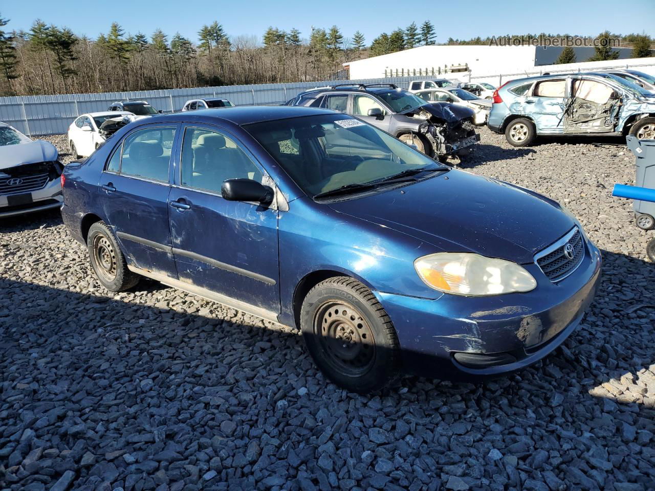 2005 Toyota Corolla Ce Blue vin: 2T1BR32E65C337858