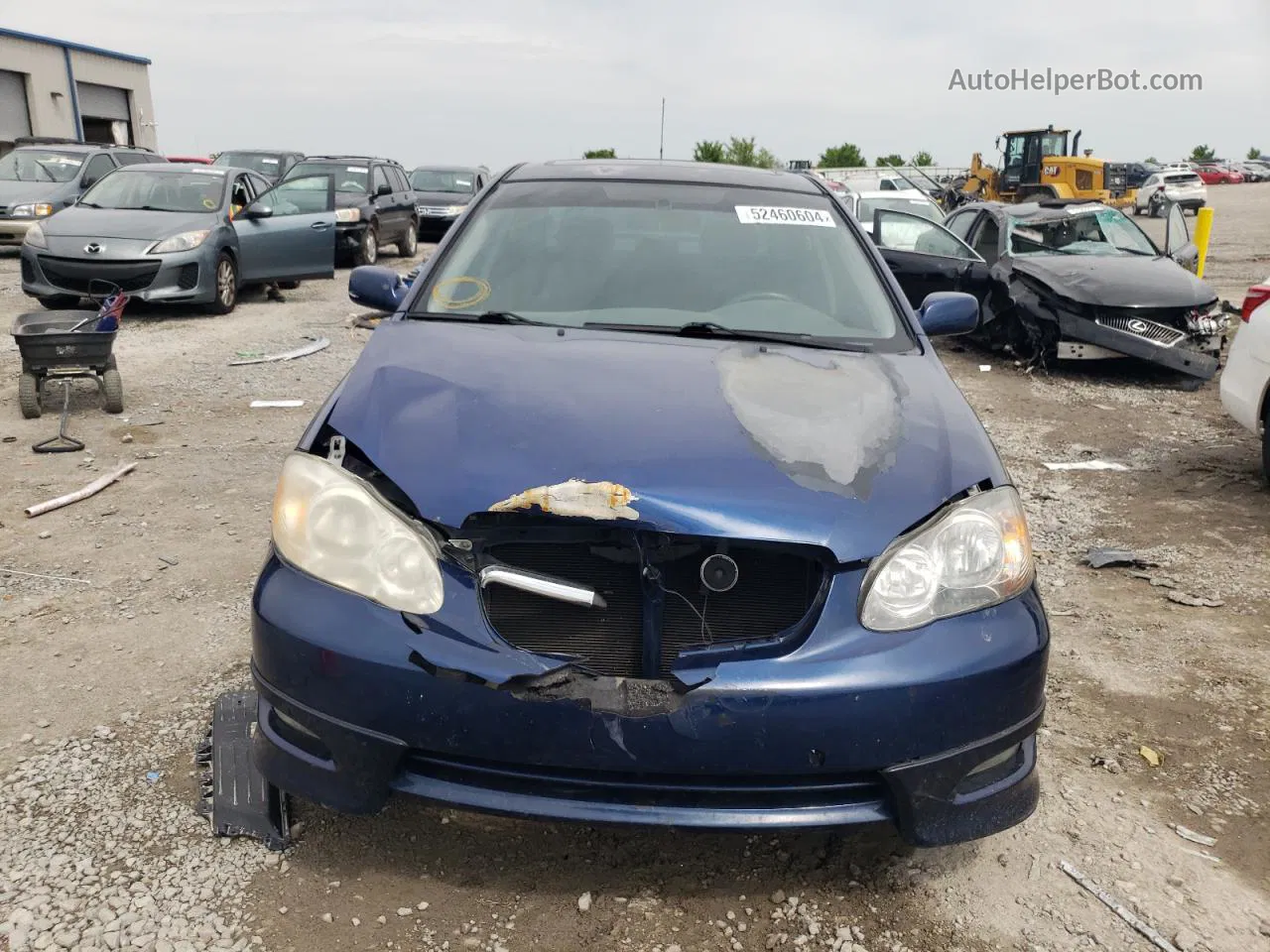 2008 Toyota Corolla Ce Blue vin: 2T1BR32E68C880664