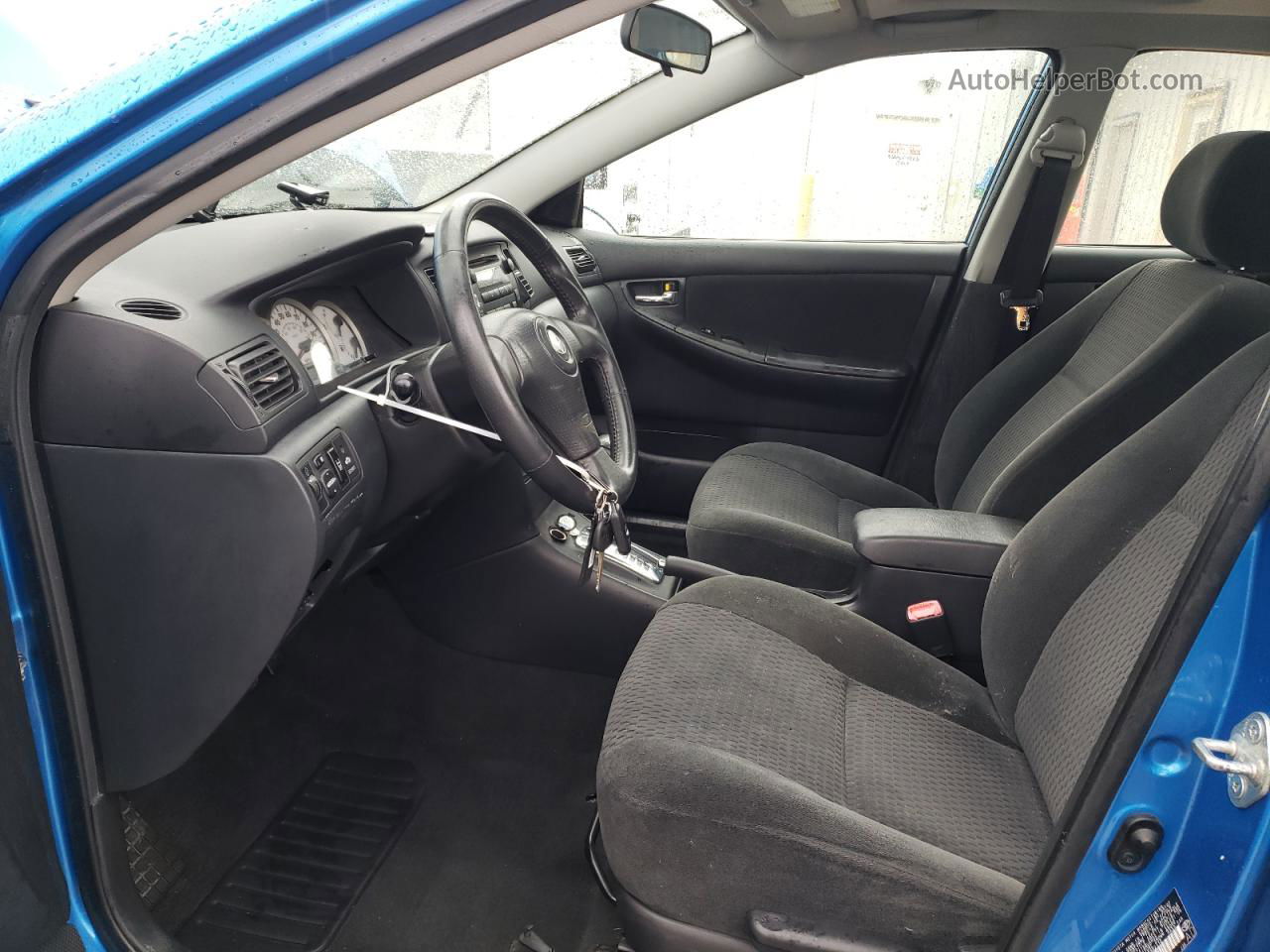 2008 Toyota Corolla Ce Blue vin: 2T1BR32E68C882110