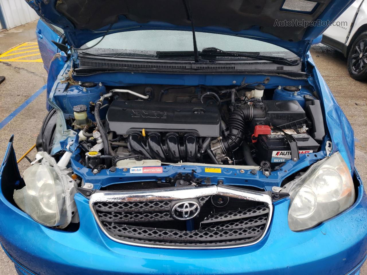 2008 Toyota Corolla Ce Blue vin: 2T1BR32E68C882110