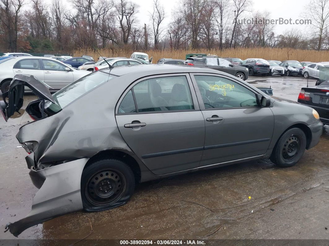 2008 Toyota Corolla Ce Gray vin: 2T1BR32E68C914926