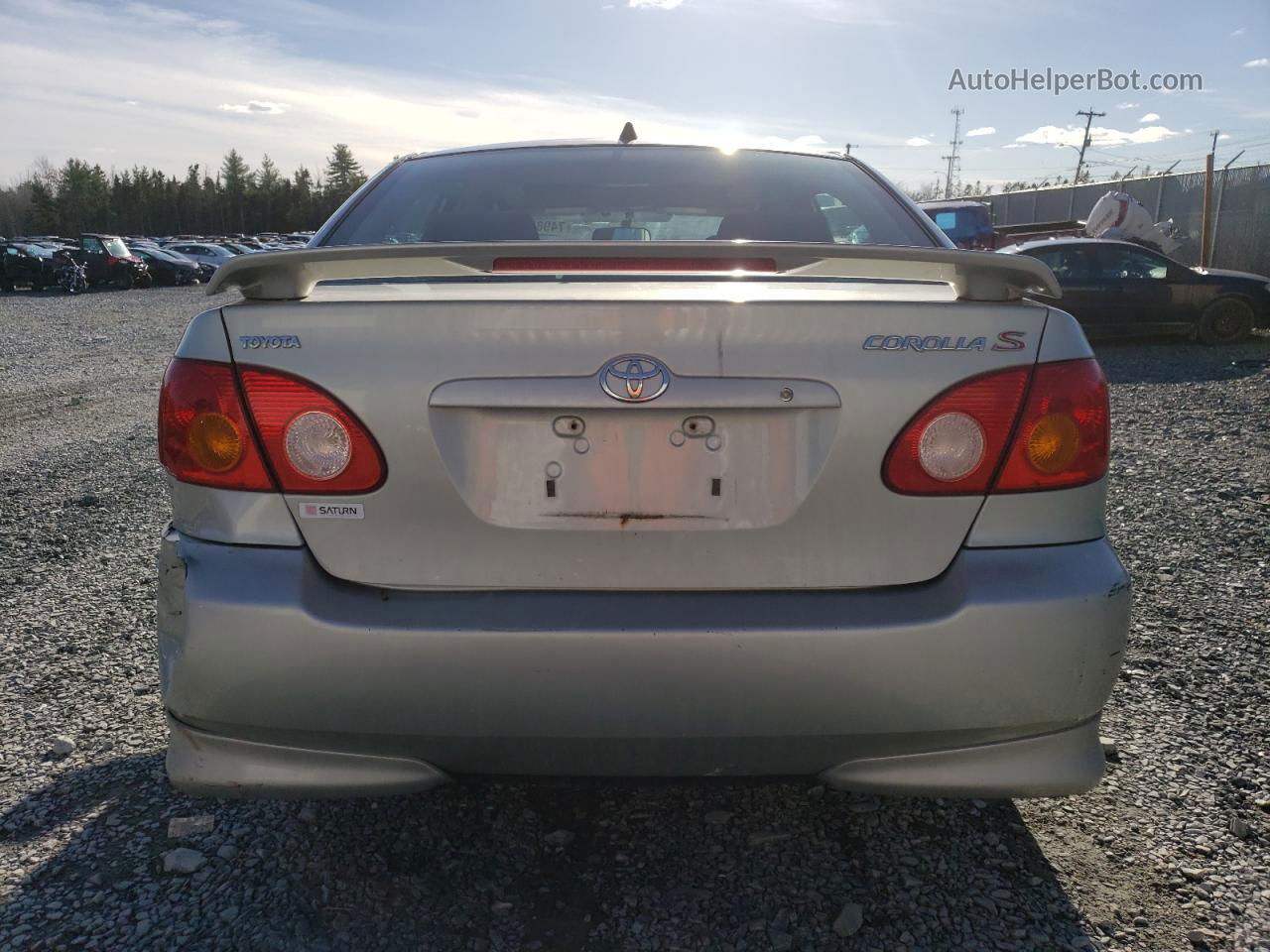 2003 Toyota Corolla Ce Gray vin: 2T1BR32E73C754922