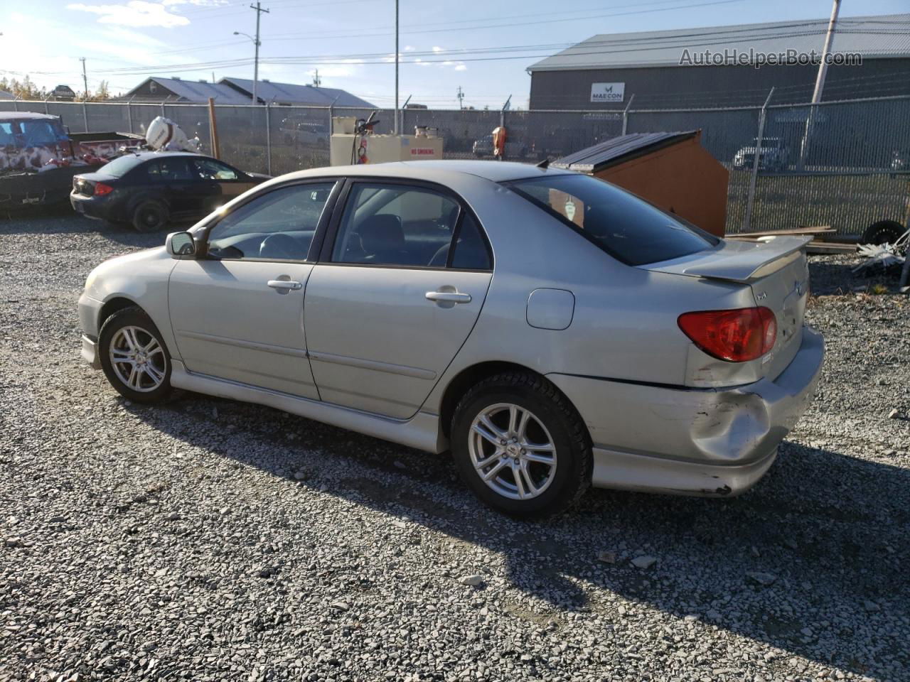 2003 Toyota Corolla Ce Gray vin: 2T1BR32E73C754922