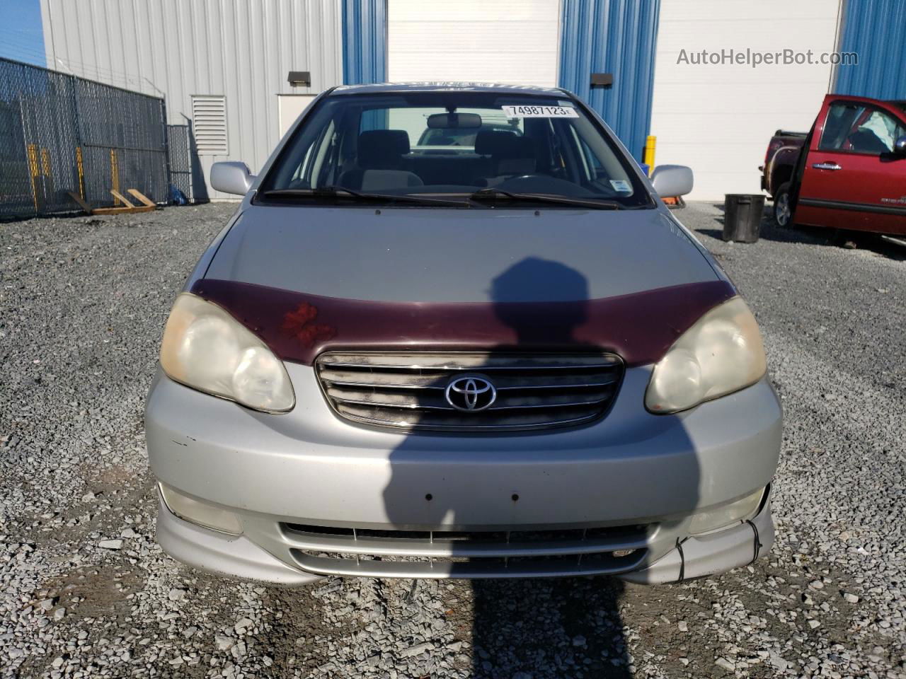 2003 Toyota Corolla Ce Gray vin: 2T1BR32E73C754922