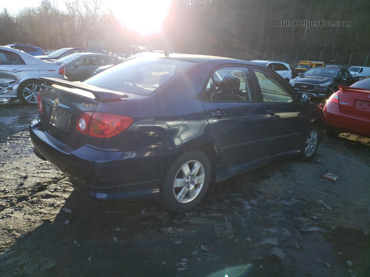 2004 Toyota Corolla Ce Синий vin: 2T1BR32E74C174846