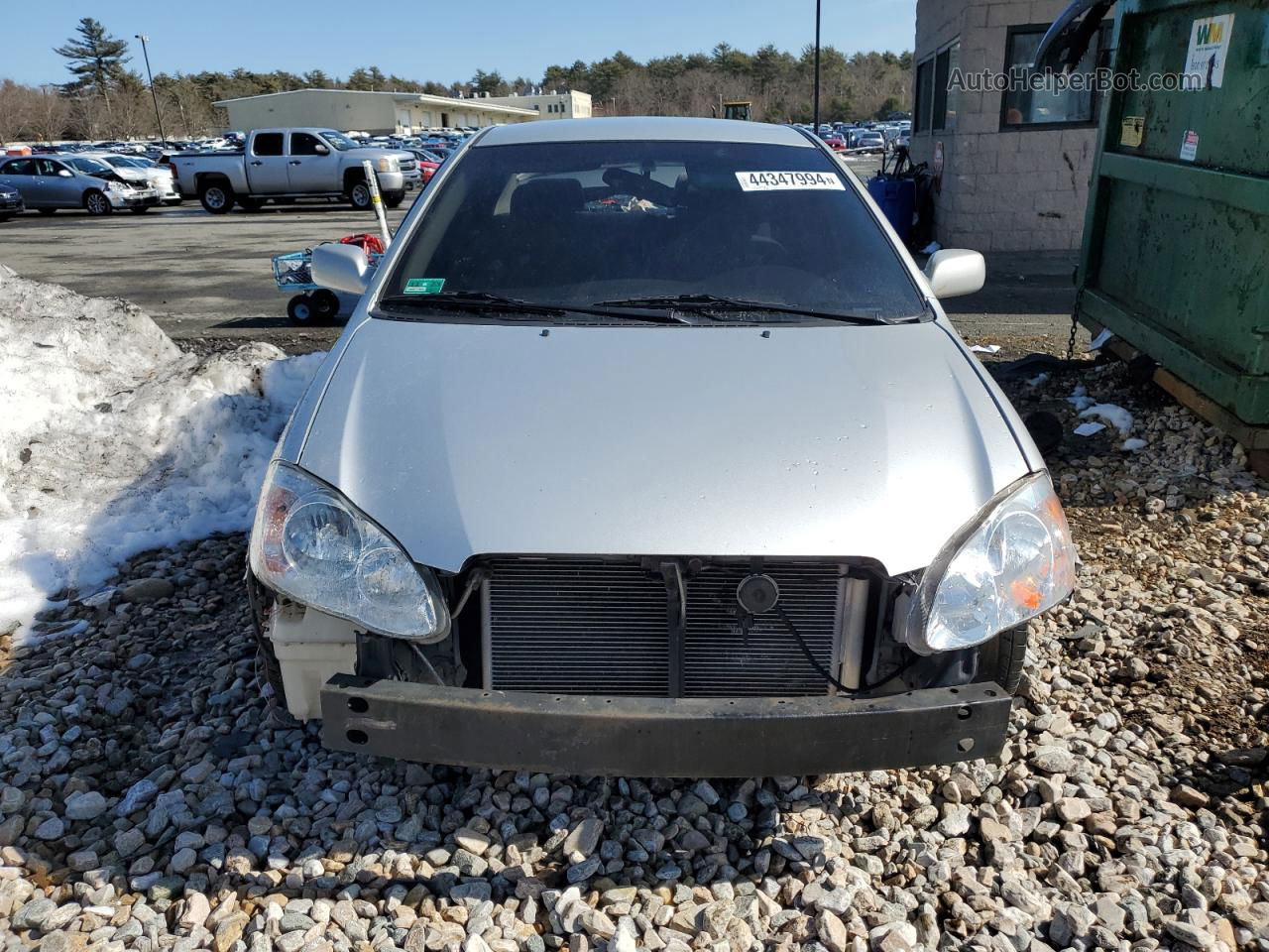 2004 Toyota Corolla Ce Silver vin: 2T1BR32E74C222524