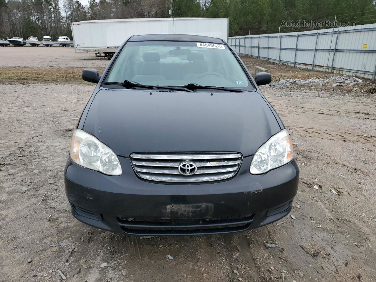 2004 Toyota Corolla Ce Черный vin: 2T1BR32E74C231899