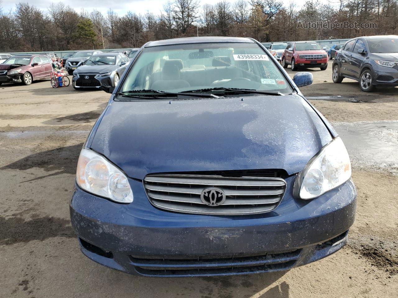 2004 Toyota Corolla Ce Blue vin: 2T1BR32E74C239629