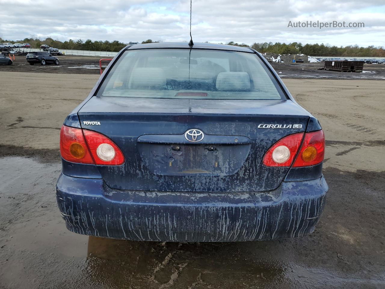 2004 Toyota Corolla Ce Blue vin: 2T1BR32E74C239629