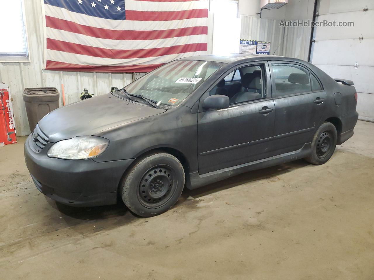 2004 Toyota Corolla Ce Черный vin: 2T1BR32E74C257774