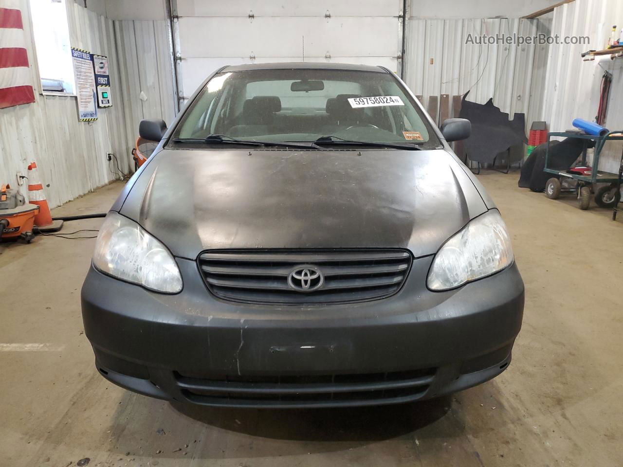 2004 Toyota Corolla Ce Black vin: 2T1BR32E74C257774