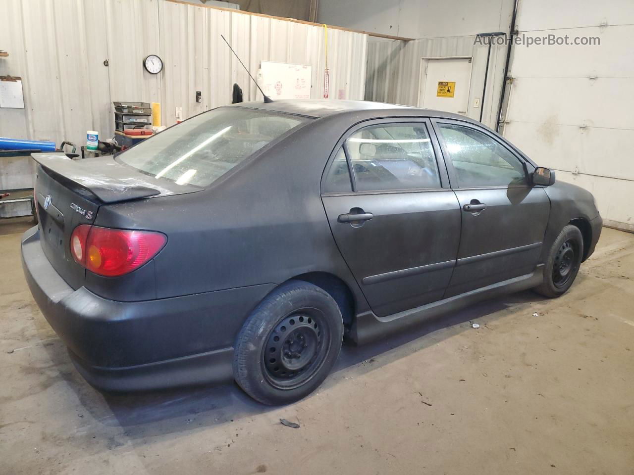 2004 Toyota Corolla Ce Black vin: 2T1BR32E74C257774