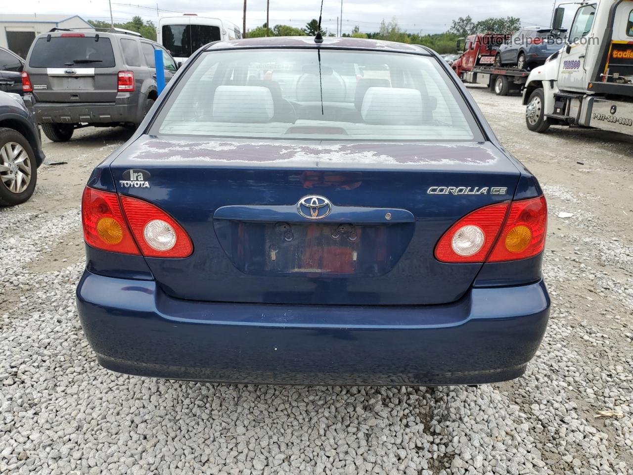2004 Toyota Corolla Ce Синий vin: 2T1BR32E74C270993