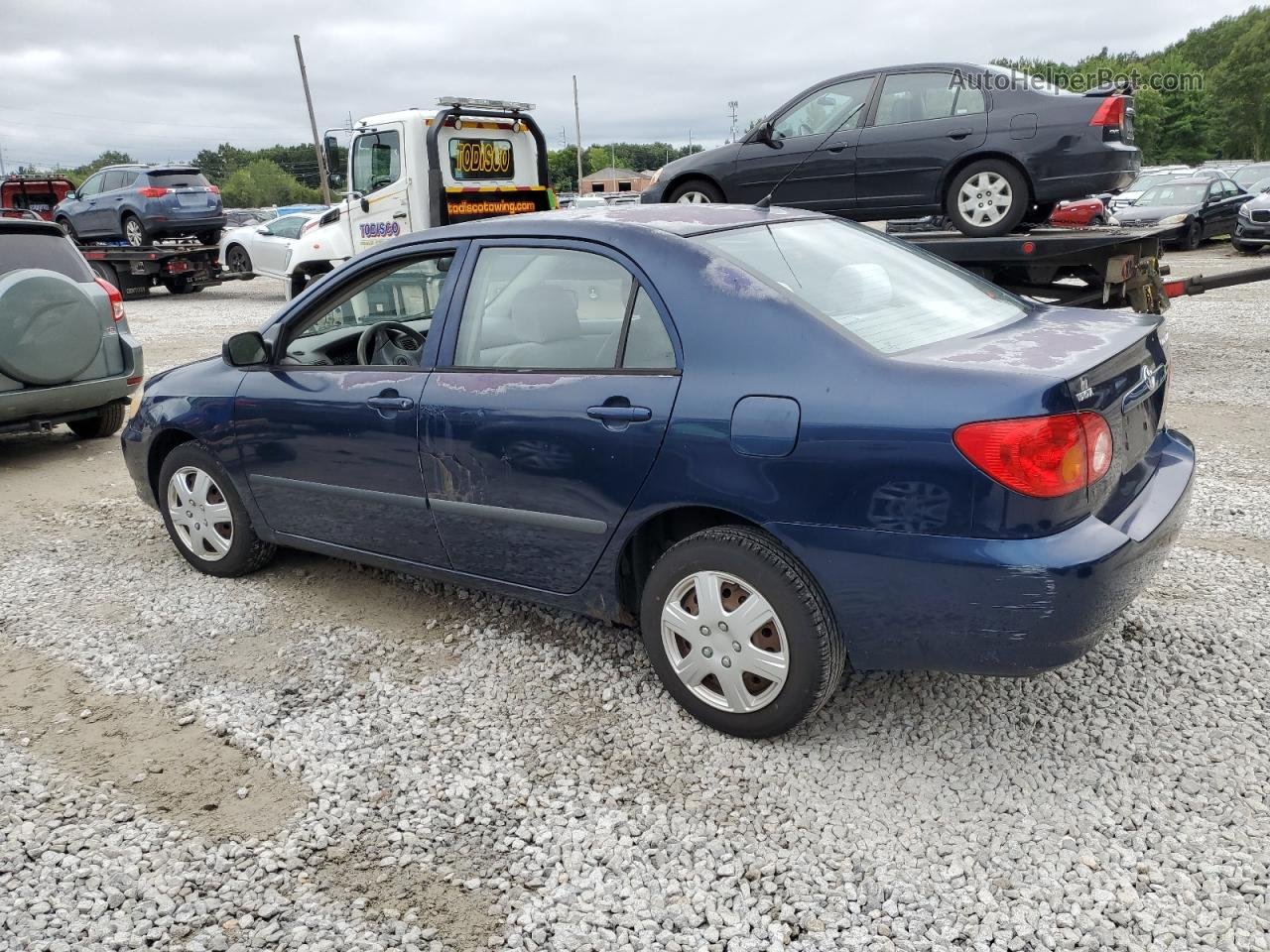 2004 Toyota Corolla Ce Blue vin: 2T1BR32E74C270993