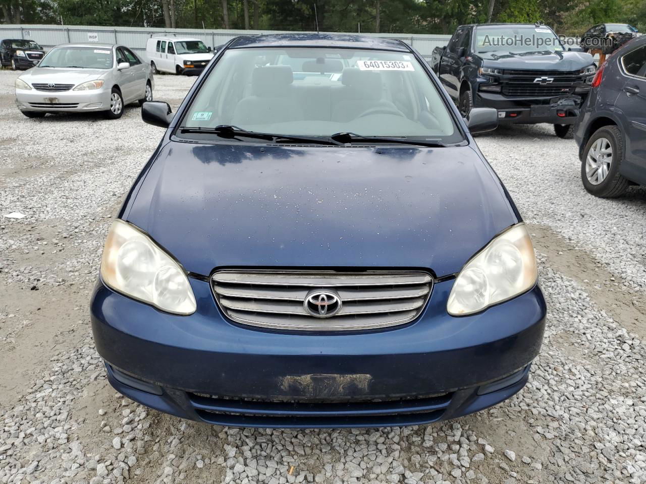 2004 Toyota Corolla Ce Blue vin: 2T1BR32E74C270993