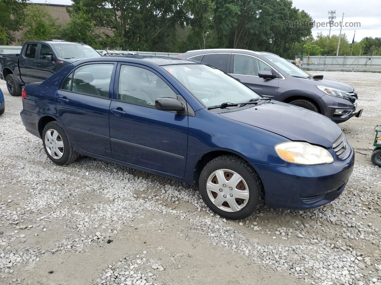 2004 Toyota Corolla Ce Синий vin: 2T1BR32E74C270993