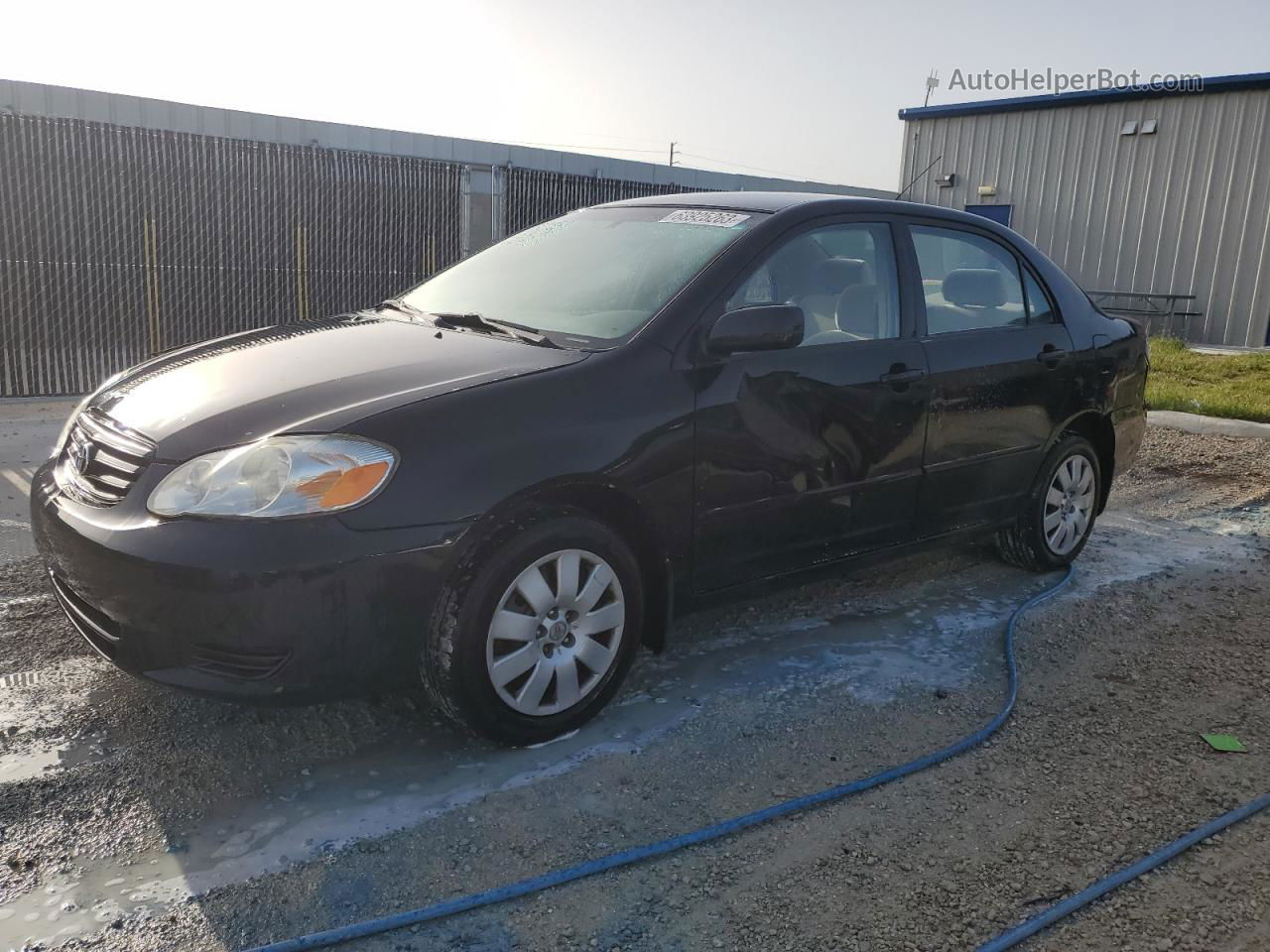 2004 Toyota Corolla Ce Black vin: 2T1BR32E74C276888