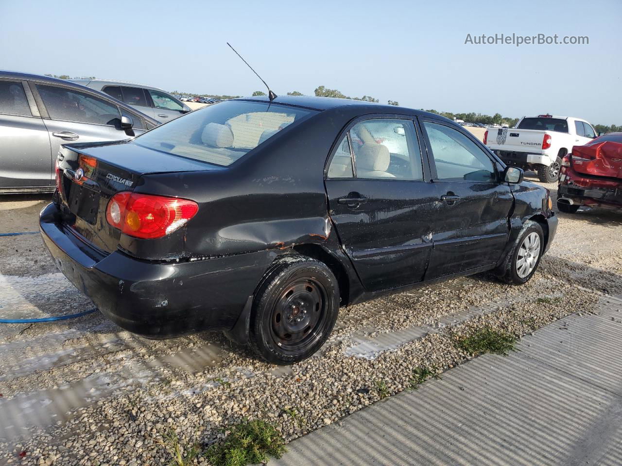 2004 Toyota Corolla Ce Black vin: 2T1BR32E74C276888