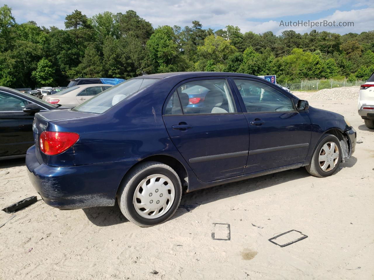 2004 Toyota Corolla Ce Blue vin: 2T1BR32E74C281153