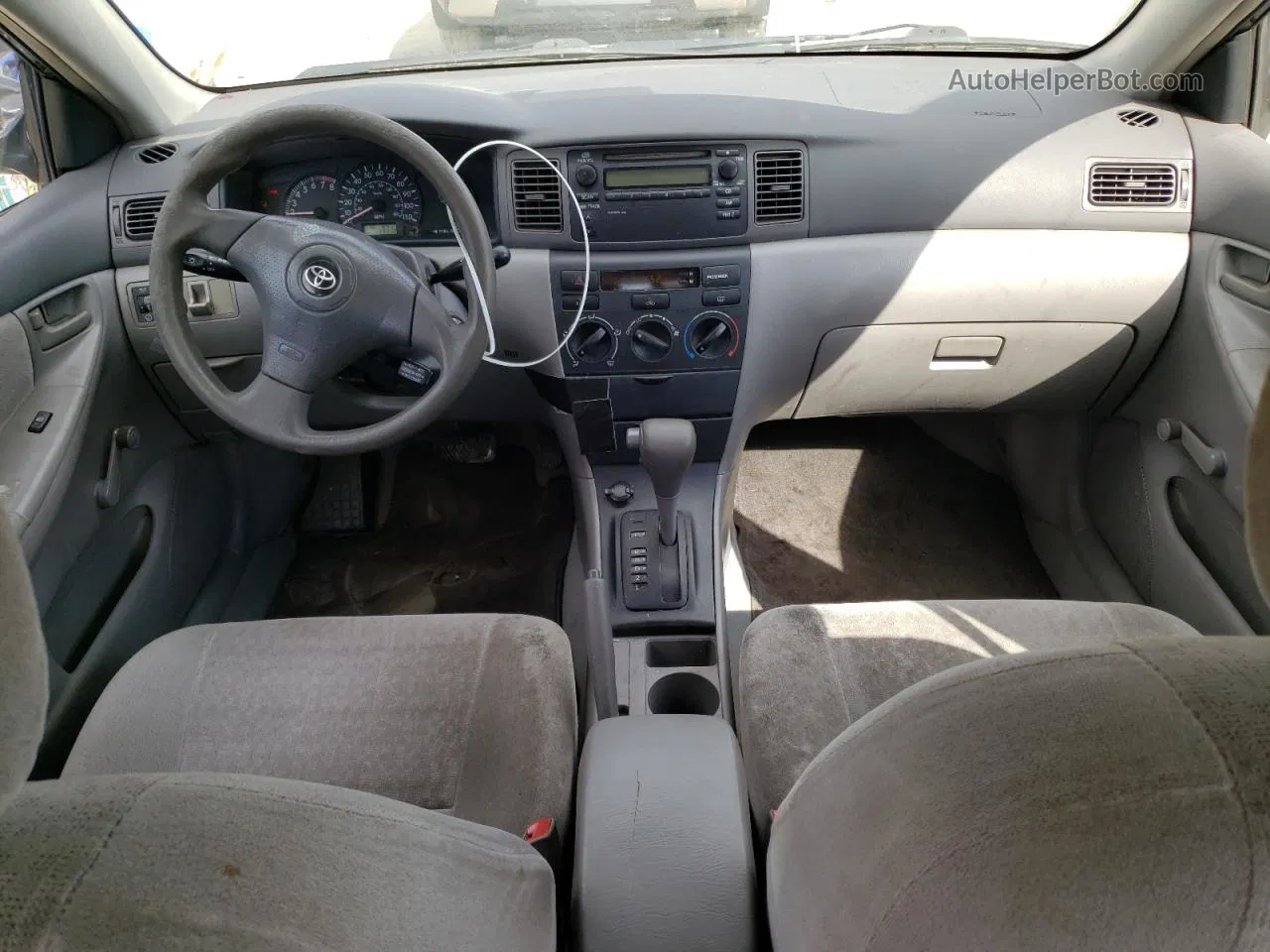 2004 Toyota Corolla Ce Blue vin: 2T1BR32E74C281153