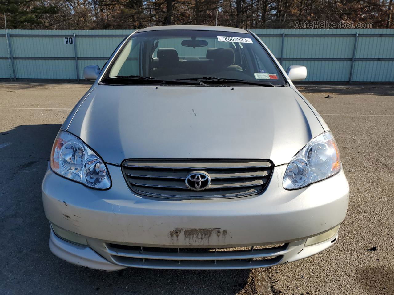 2004 Toyota Corolla Ce Silver vin: 2T1BR32E74C307749