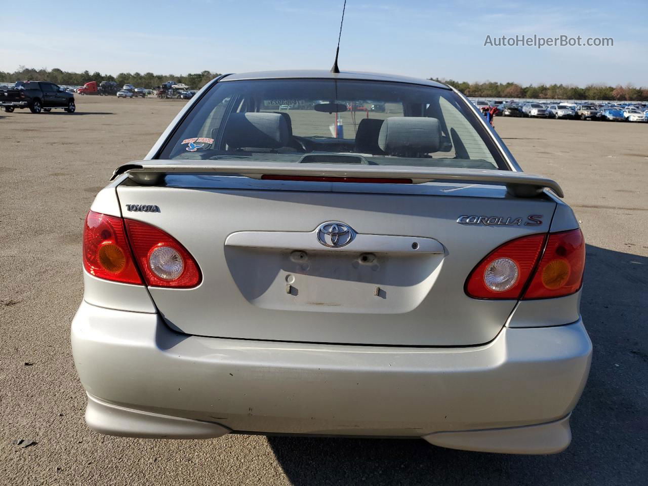 2004 Toyota Corolla Ce Silver vin: 2T1BR32E74C307749