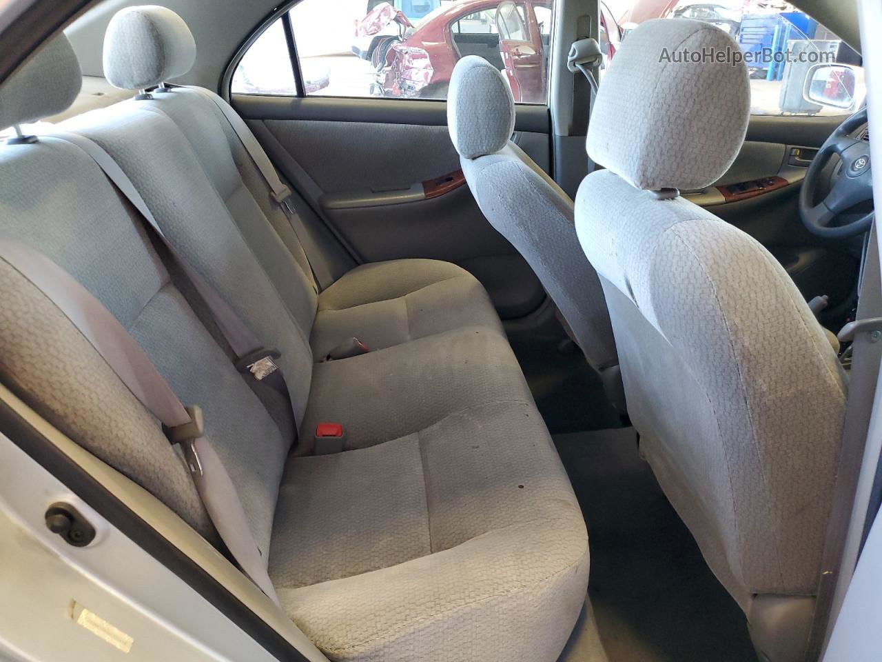 2004 Toyota Corolla Ce Gray vin: 2T1BR32E74C312417