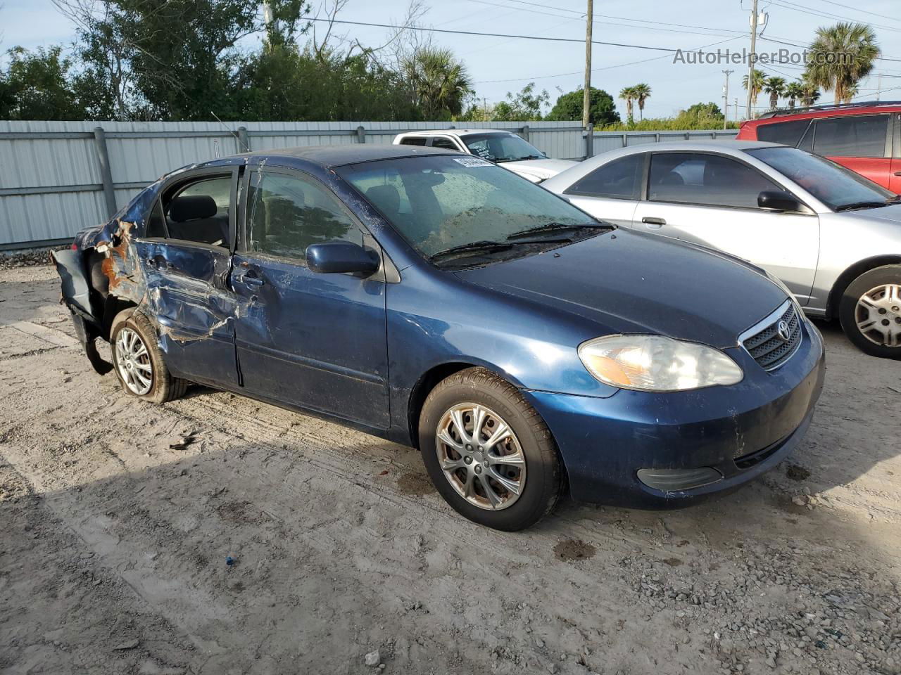 2005 Toyota Corolla Ce Blue vin: 2T1BR32E75C390813