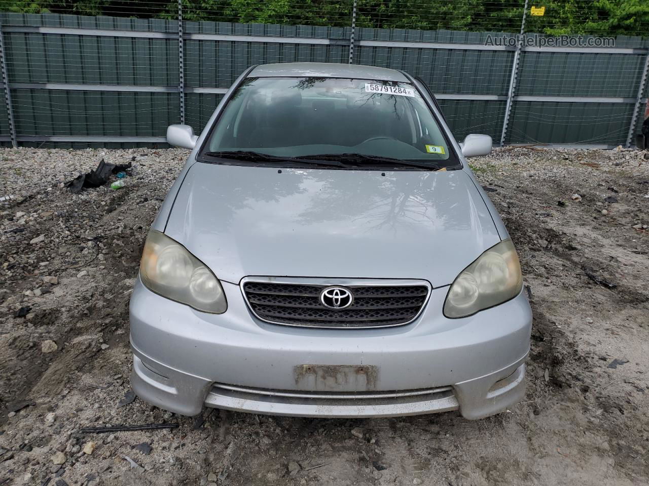 2005 Toyota Corolla Ce Silver vin: 2T1BR32E75C458723