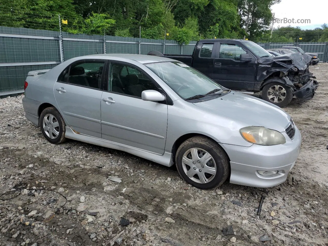 2005 Toyota Corolla Ce Silver vin: 2T1BR32E75C458723