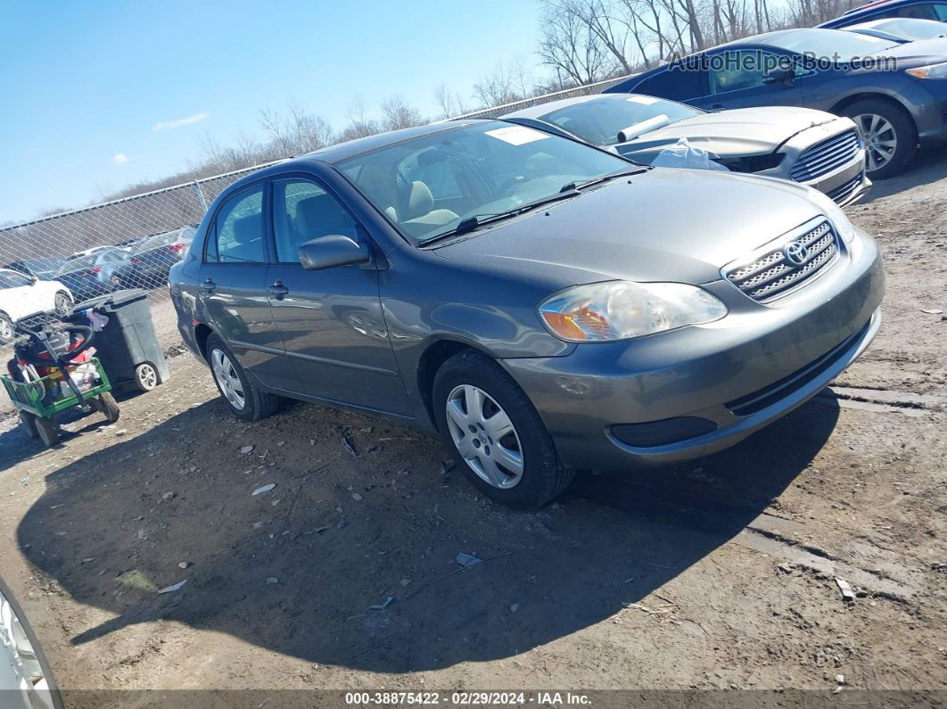 2008 Toyota Corolla Le Gray vin: 2T1BR32E78C900646