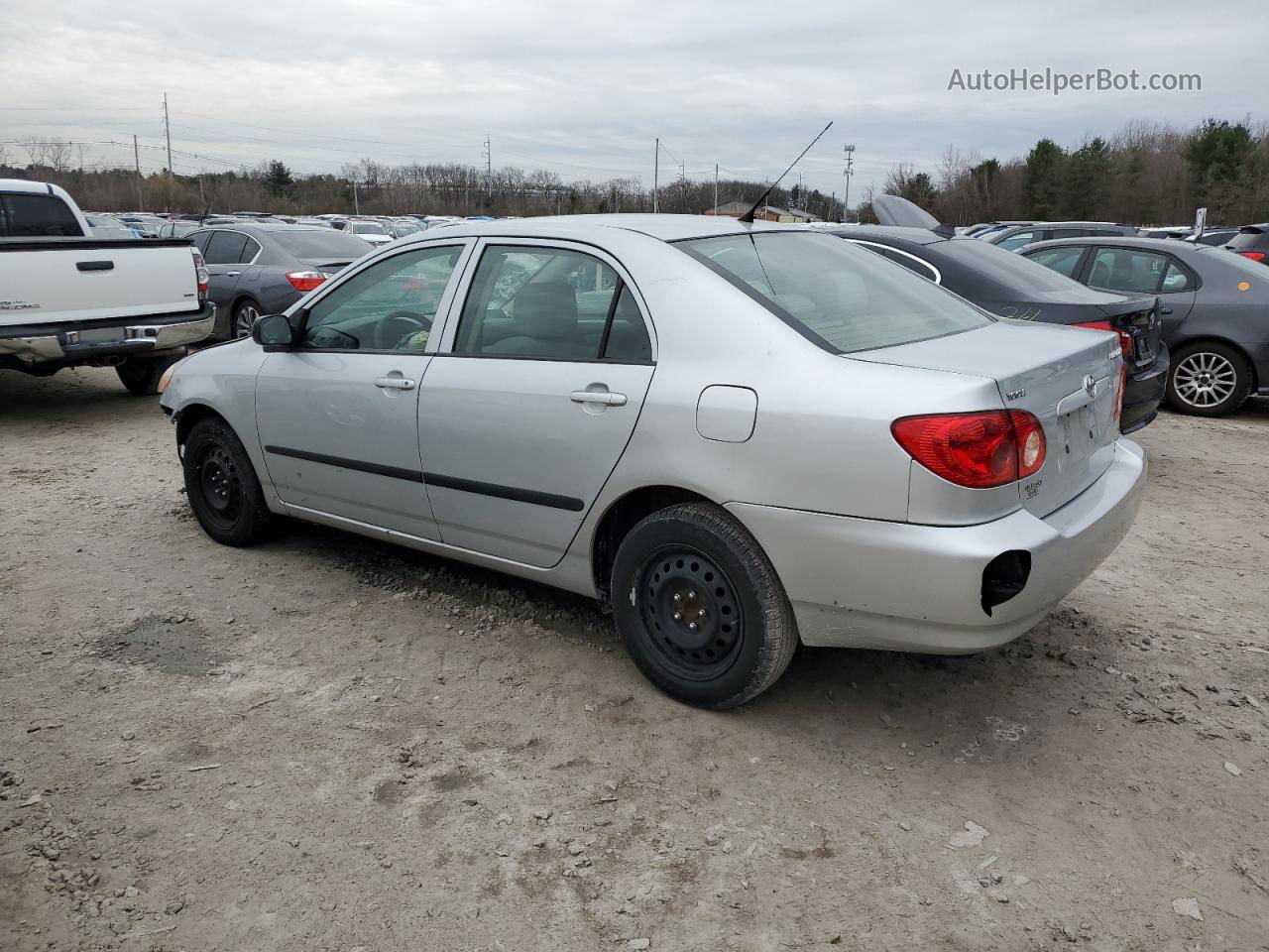 2008 Toyota Corolla Ce Silver vin: 2T1BR32E78C904602