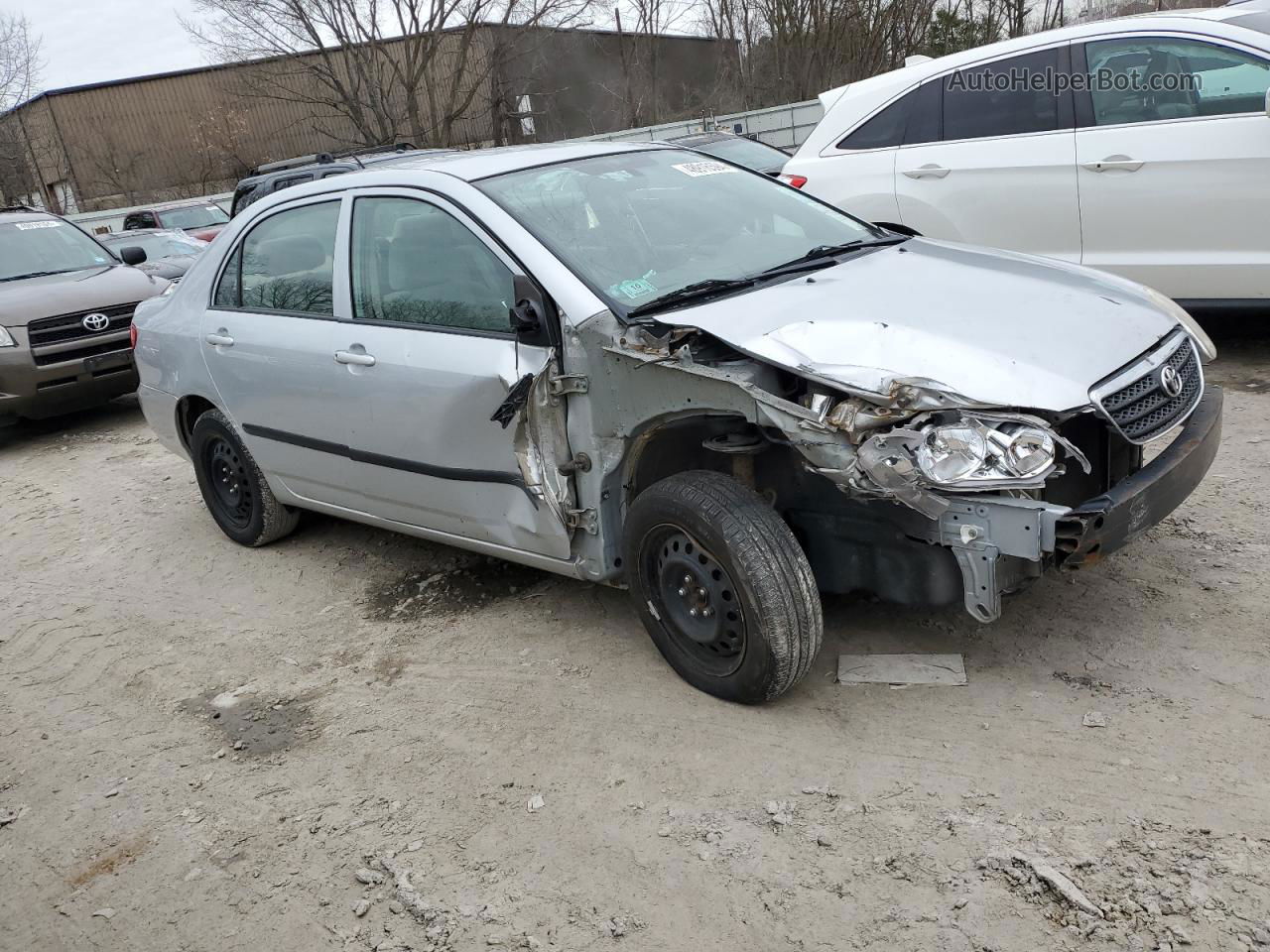 2008 Toyota Corolla Ce Silver vin: 2T1BR32E78C904602