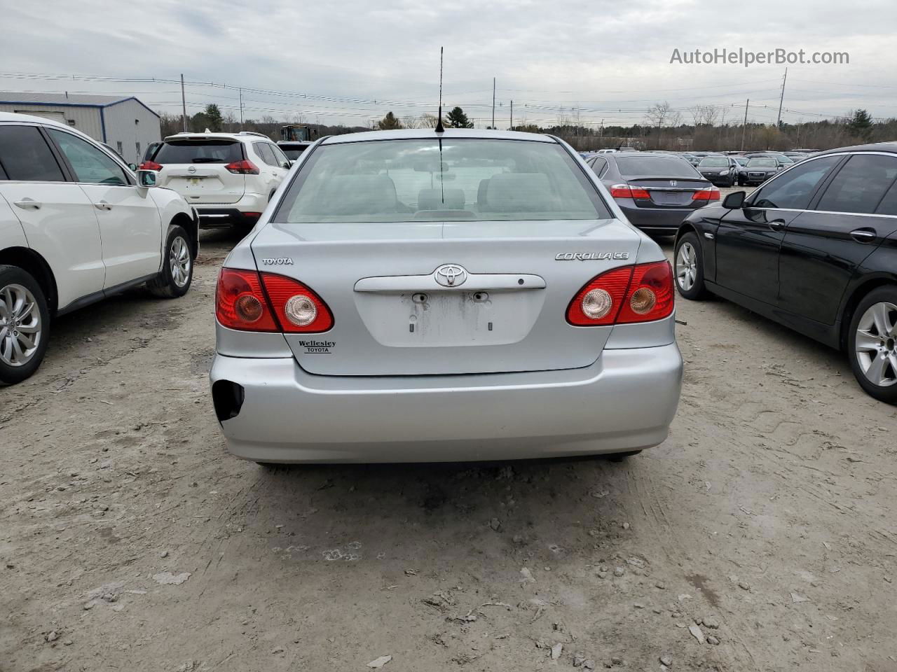 2008 Toyota Corolla Ce Silver vin: 2T1BR32E78C904602