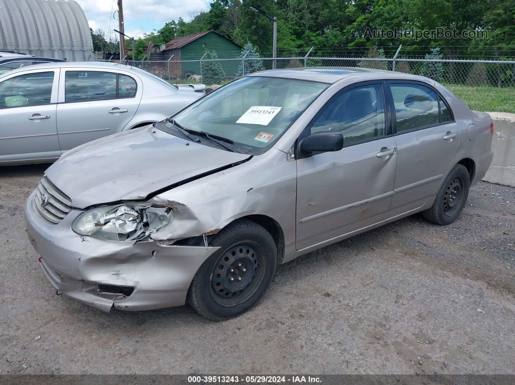 2003 Toyota Corolla Le Tan vin: 2T1BR32E83C016711