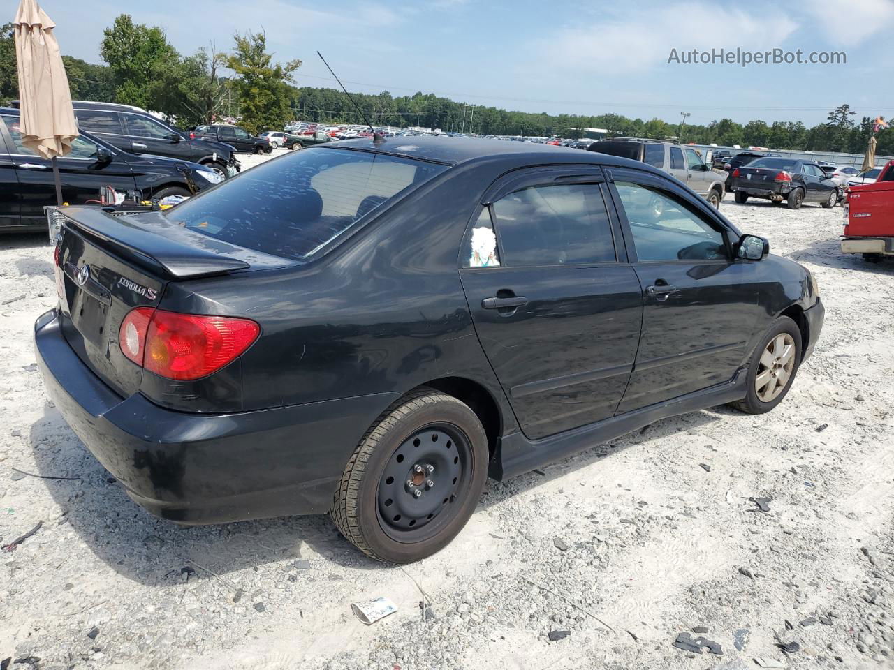 2003 Toyota Corolla Ce Black vin: 2T1BR32E83C029720