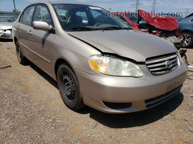 2004 Toyota Corolla Ce Tan vin: 2T1BR32E84C168652