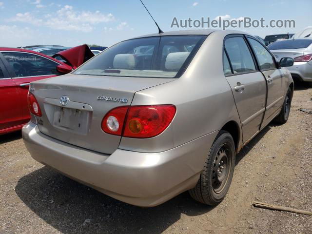 2004 Toyota Corolla Ce Tan vin: 2T1BR32E84C168652