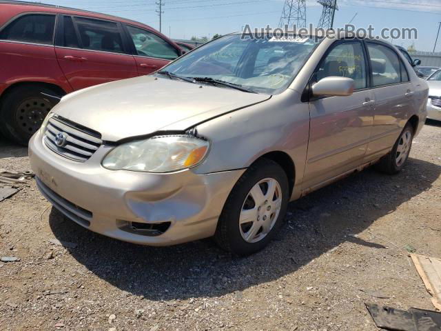 2004 Toyota Corolla Ce Tan vin: 2T1BR32E84C168652