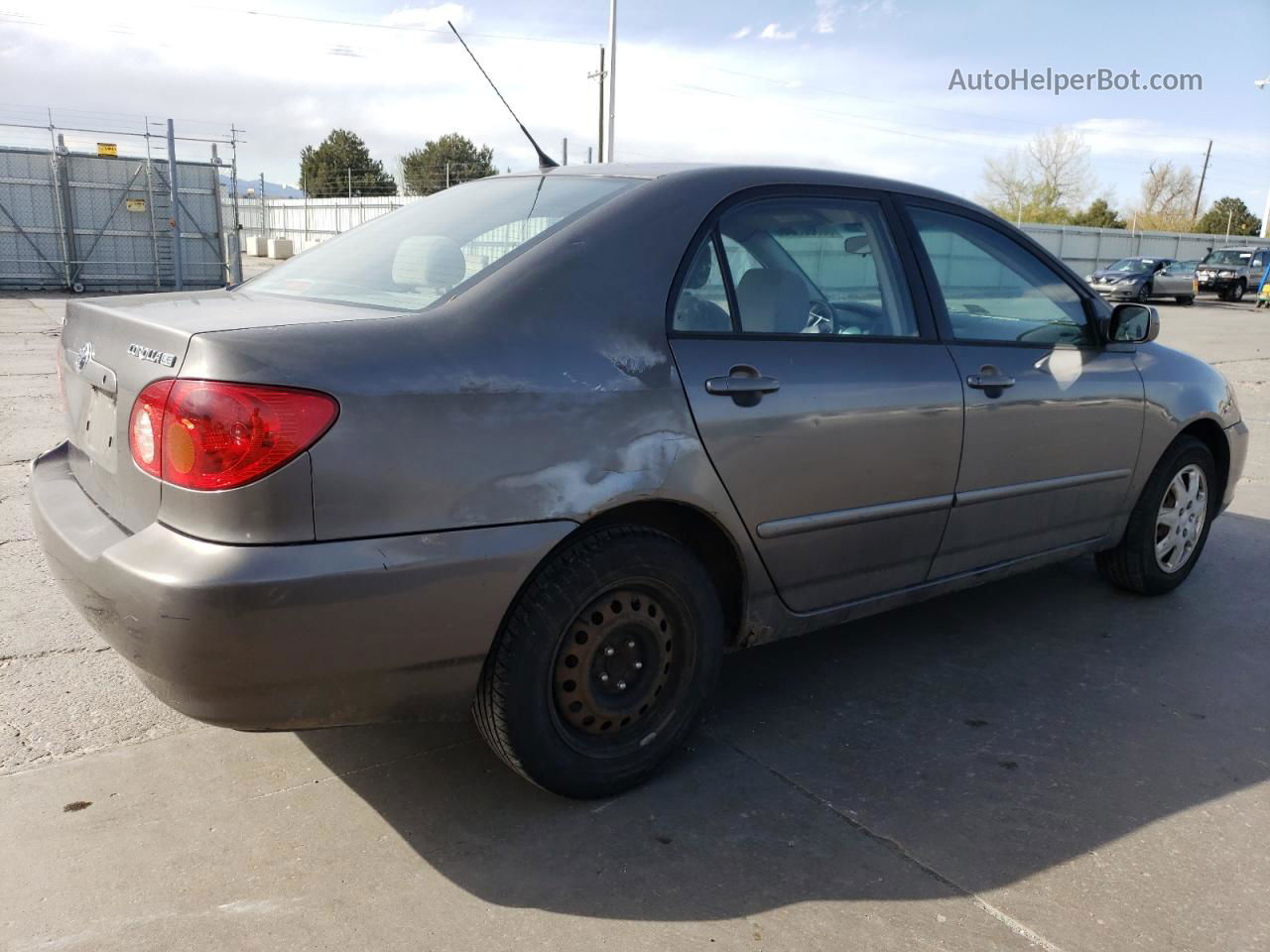 2004 Toyota Corolla Ce Gray vin: 2T1BR32E84C191736