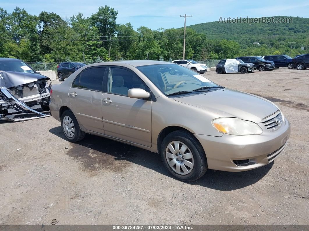 2004 Toyota Corolla Le Желто-коричневый vin: 2T1BR32E84C197472