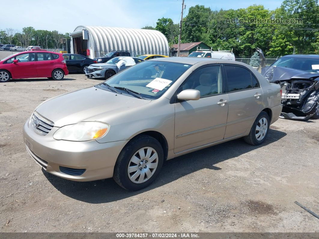 2004 Toyota Corolla Le Желто-коричневый vin: 2T1BR32E84C197472