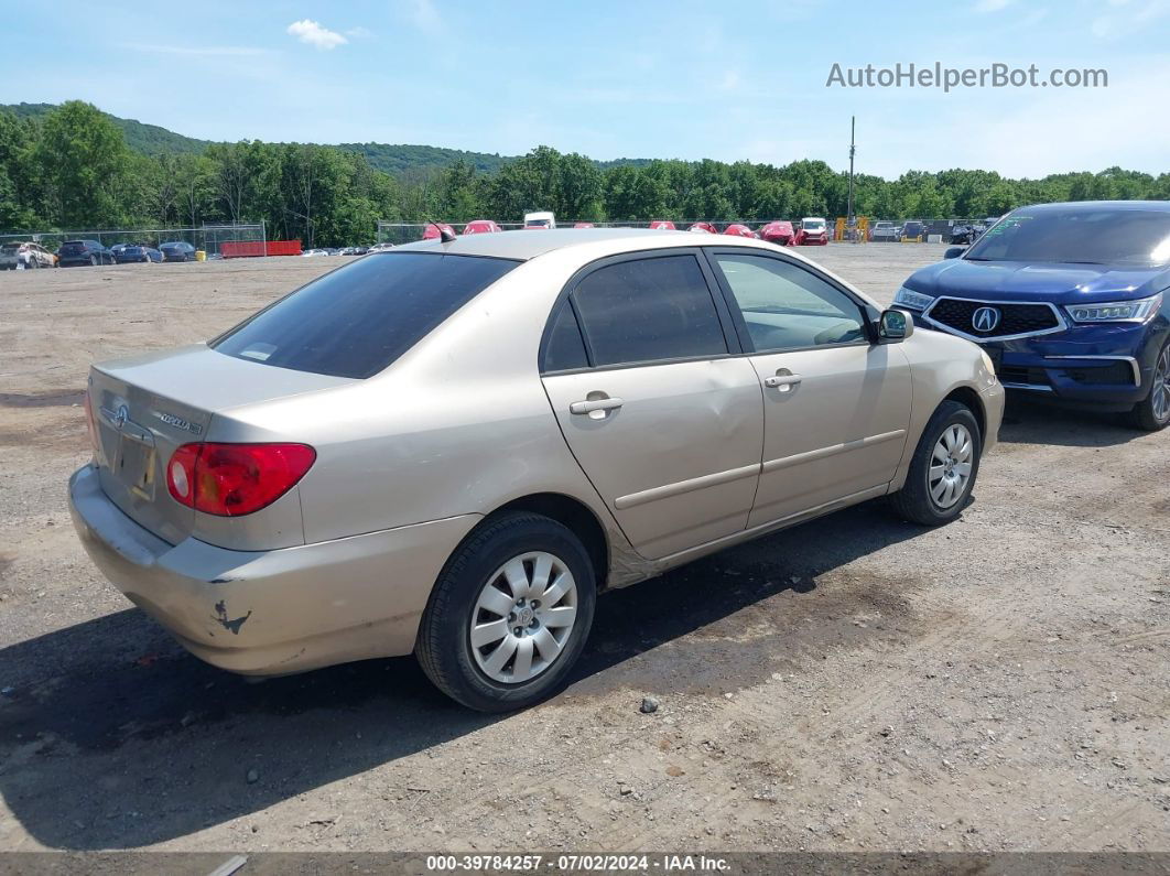 2004 Toyota Corolla Le Желто-коричневый vin: 2T1BR32E84C197472