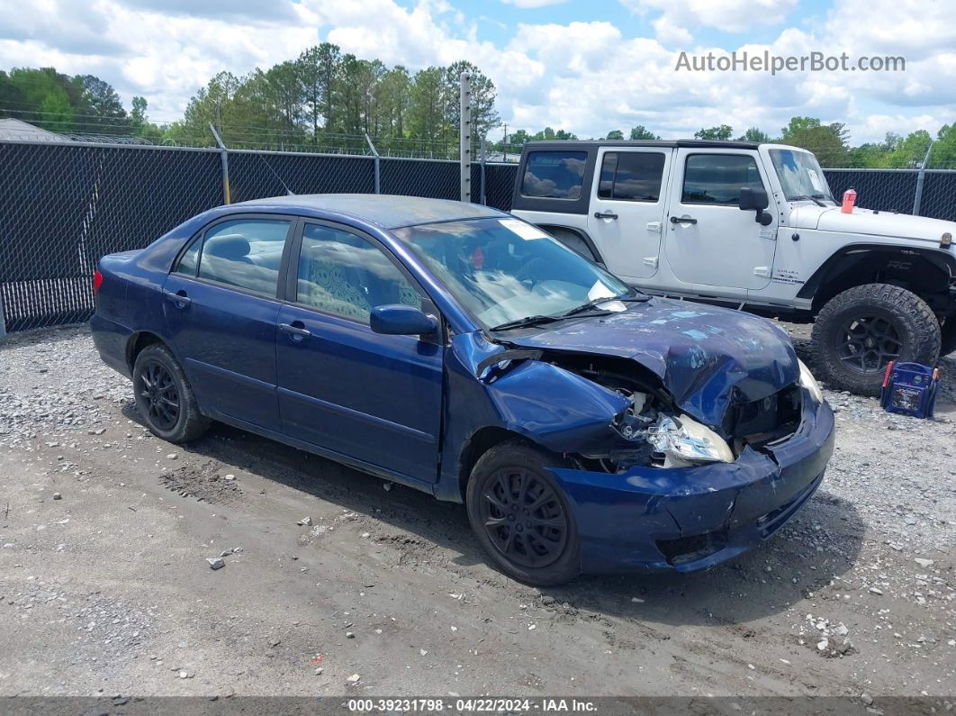 2004 Toyota Corolla Le Dark Blue vin: 2T1BR32E84C235640