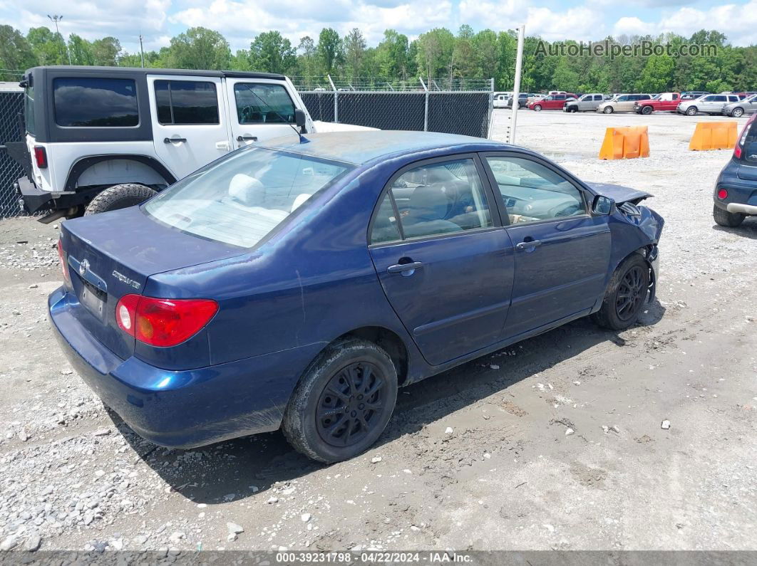 2004 Toyota Corolla Le Dark Blue vin: 2T1BR32E84C235640